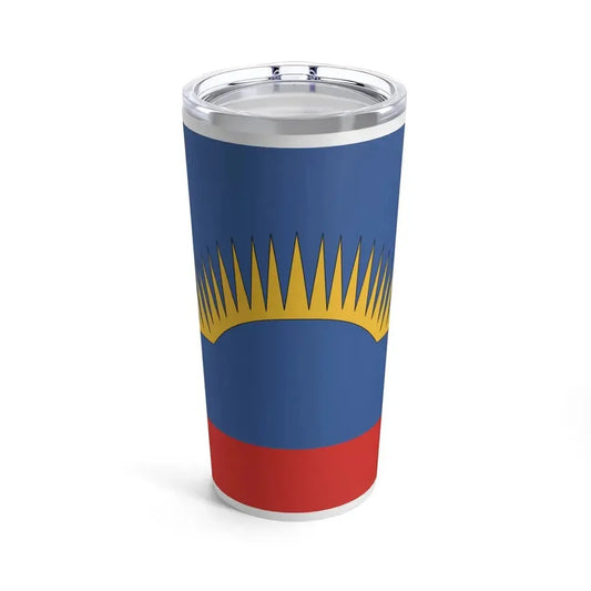 Flag of Murmansk Oblast Russia - Tumbler 20oz 20oz - Go Mug Yourself