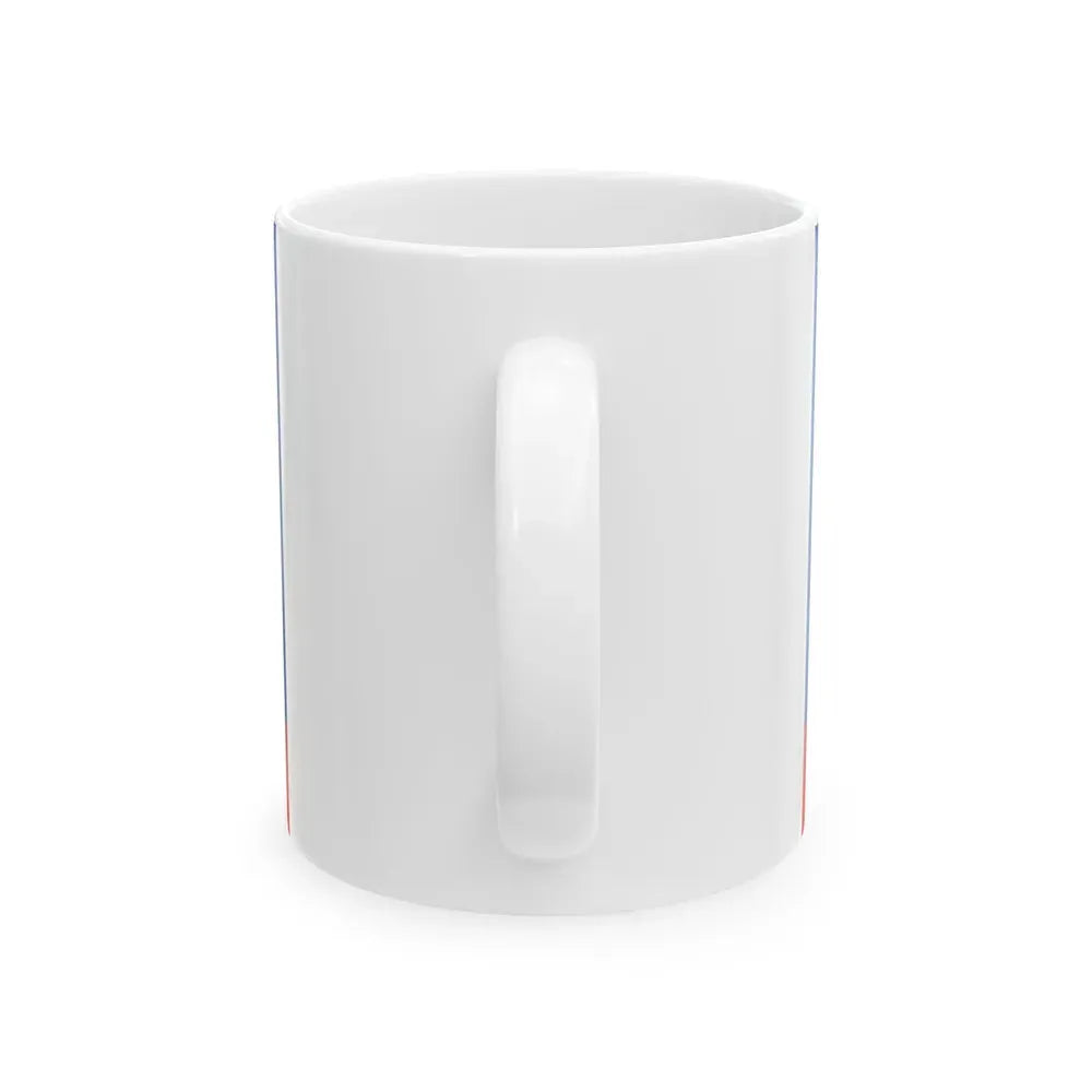 Flag of Murmansk Oblast Russia - White Coffee Mug - Go Mug Yourself