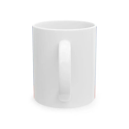 Flag of Murmansk Oblast Russia - White Coffee Mug - Go Mug Yourself