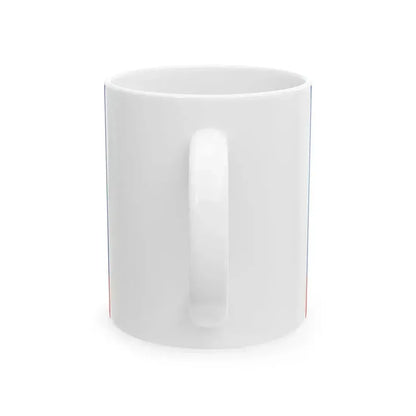 Flag of Murmansk Oblast Russia - White Coffee Mug - Go Mug Yourself