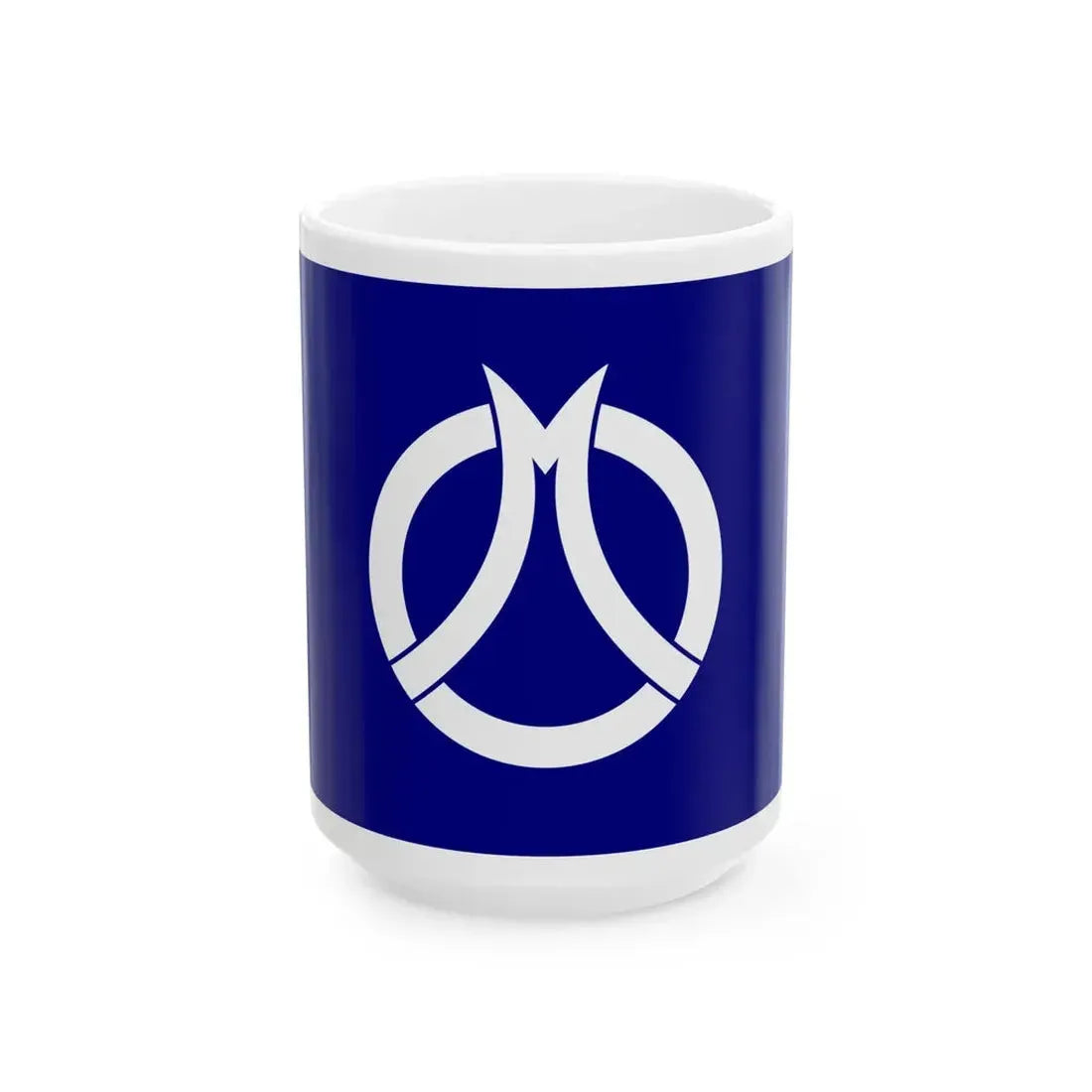 Flag of Murone Iwate 1958-2005 (Japan) White Coffee Mug 15oz - Go Mug Yourself