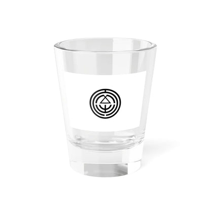 Flag of Muroran Hokkaido 1922-1936 (Japan) Shot Glass 1.5oz 1.5oz - Go Mug Yourself