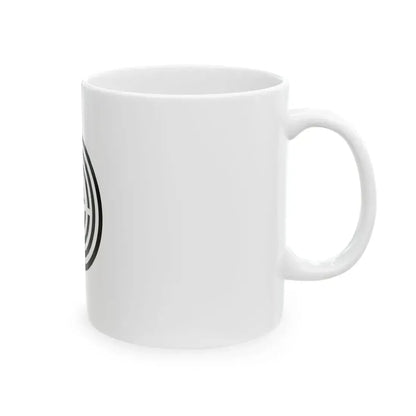 Flag of Muroran Hokkaido 1922-1936 (Japan) White Coffee Mug - Go Mug Yourself