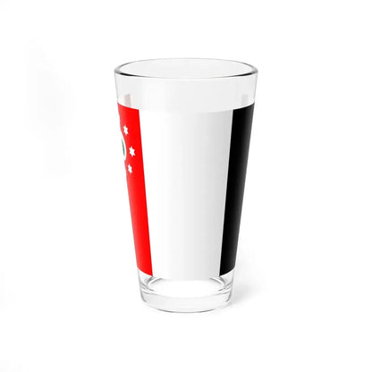 Flag of Murray Island Mer (Australia) Pint Glass 16oz 16oz - Go Mug Yourself