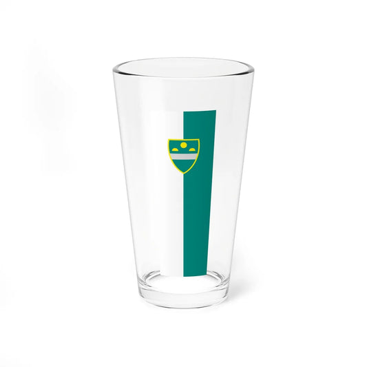 Flag of Murska Sobota vertical (Slovenia) Pint Glass 16oz 16oz - Go Mug Yourself