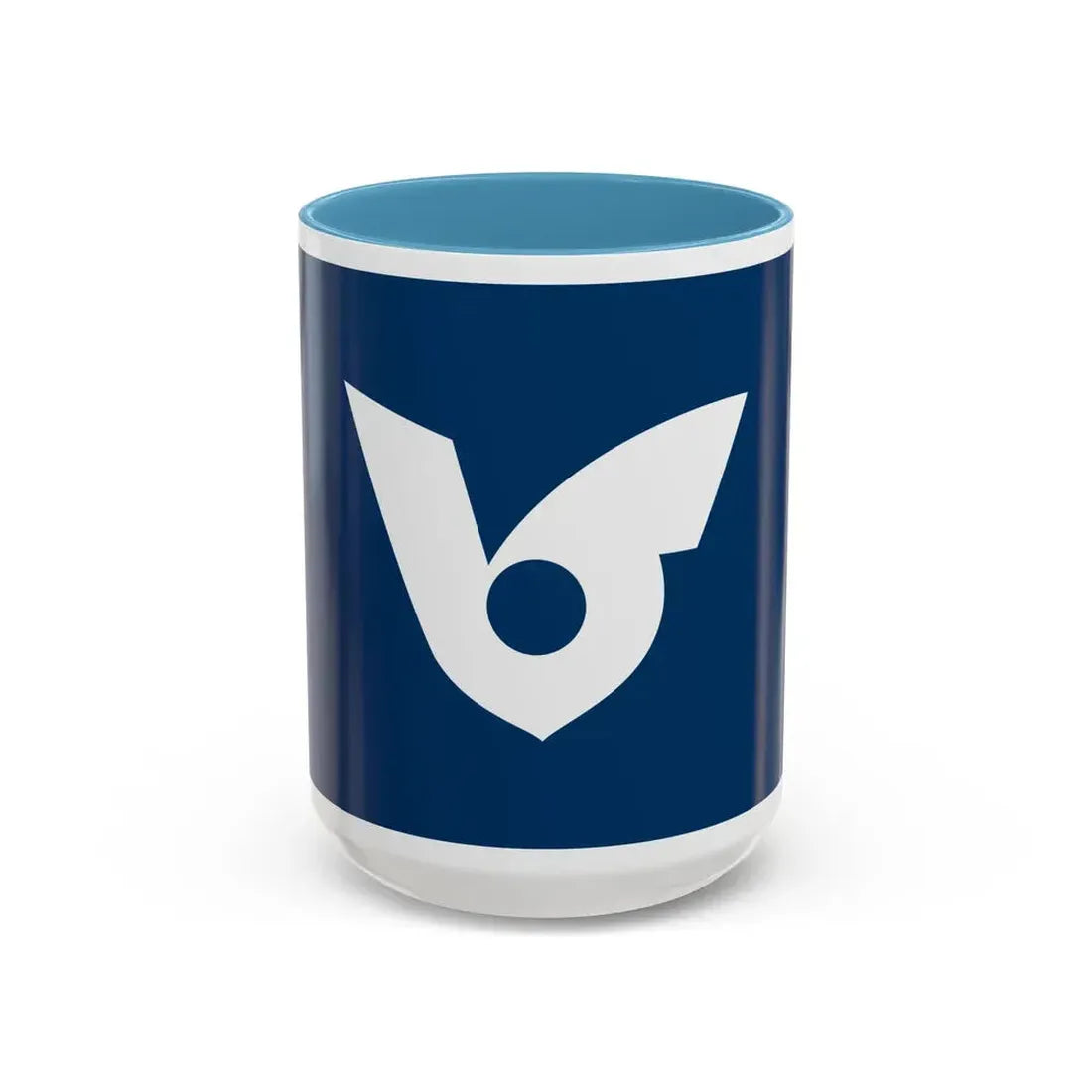 Flag of Musashimurayama Tokyo Japan - Accent Coffee Mug 15oz Light Blue - Go Mug Yourself