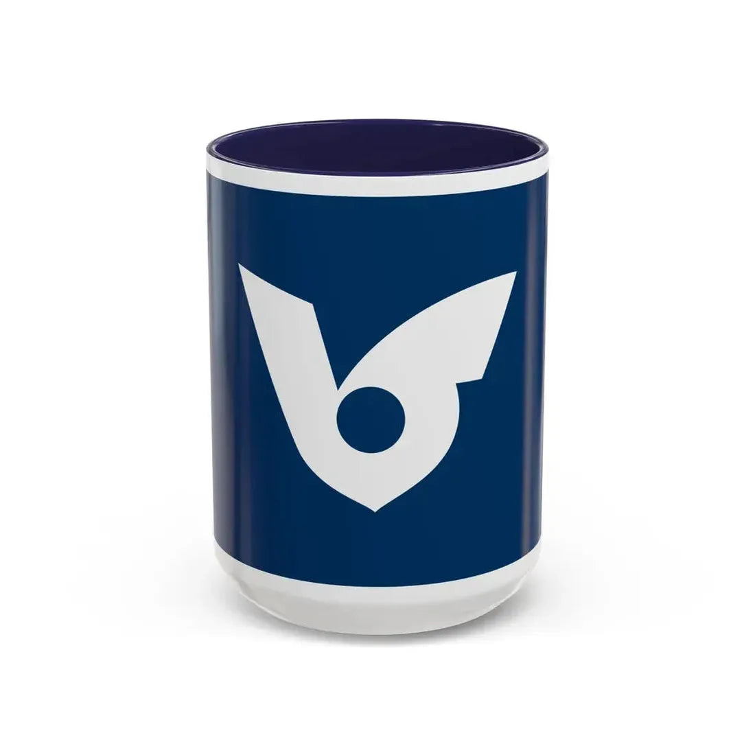 Flag of Musashimurayama Tokyo Japan - Accent Coffee Mug 15oz Navy - Go Mug Yourself