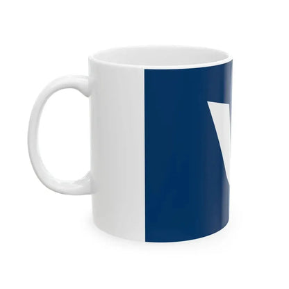 Flag of Musashimurayama Tokyo (Japan) White Coffee Mug - Go Mug Yourself
