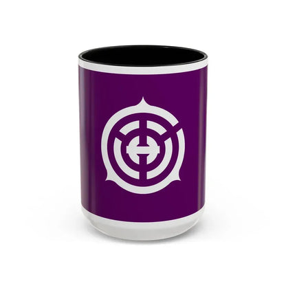 Flag of Musashino Tokyo Japan - Accent Coffee Mug 15oz Black - Go Mug Yourself