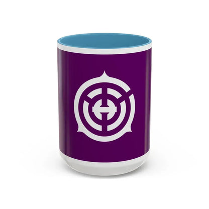 Flag of Musashino Tokyo Japan - Accent Coffee Mug 15oz Light Blue - Go Mug Yourself