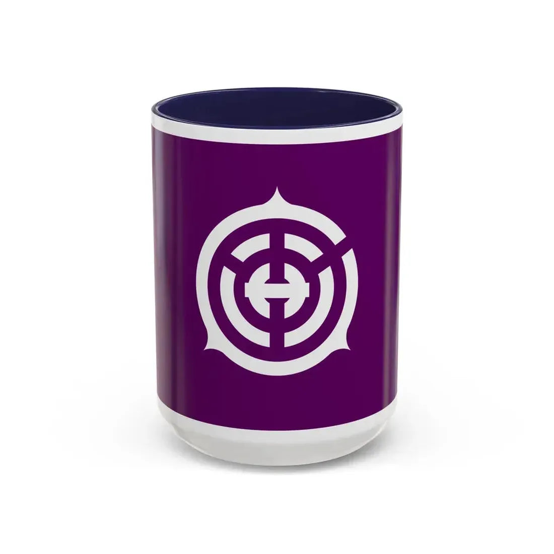 Flag of Musashino Tokyo Japan - Accent Coffee Mug 15oz Navy - Go Mug Yourself