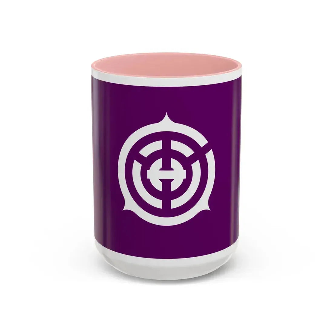 Flag of Musashino Tokyo Japan - Accent Coffee Mug 15oz Pink - Go Mug Yourself