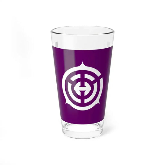 Flag of Musashino Tokyo Japan - Pint Glass 16oz 16oz - Go Mug Yourself
