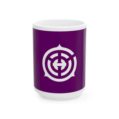 Flag of Musashino Tokyo (Japan) White Coffee Mug 15oz - Go Mug Yourself