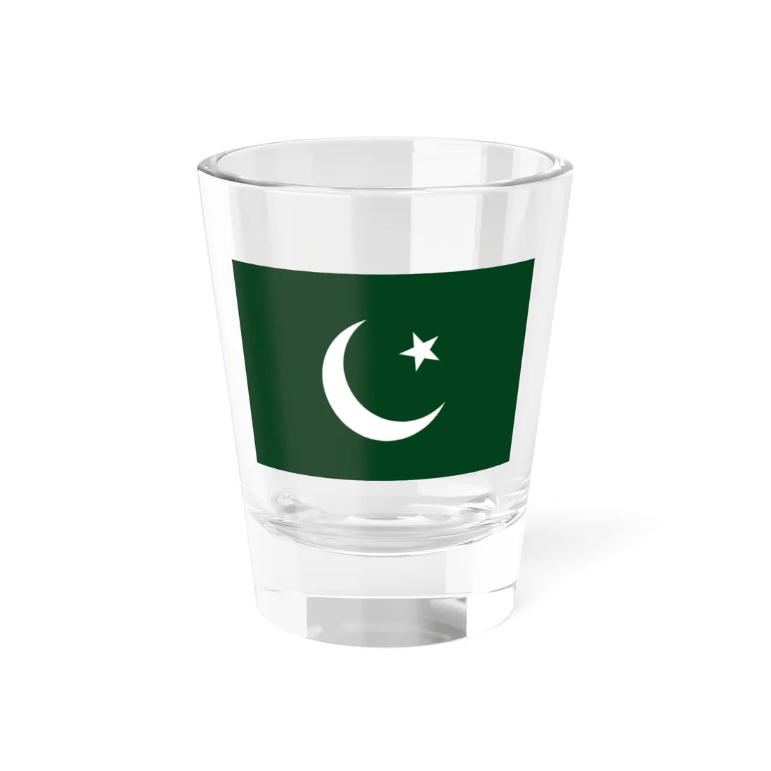Flag of Muslim League (India) Shot Glass 1.5oz 1.5oz - Go Mug Yourself