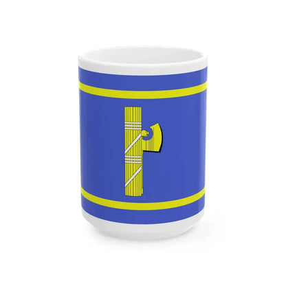 Flag of Mussolini (Italy) White Coffee Mug 15oz - Go Mug Yourself