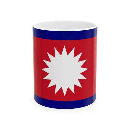 Flag of Mustang (Nepal) White Coffee Mug 11oz - Go Mug Yourself