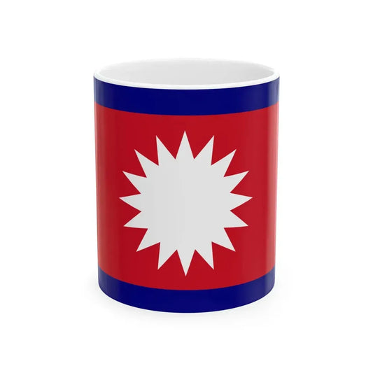 Flag of Mustang (Nepal) White Coffee Mug 11oz - Go Mug Yourself