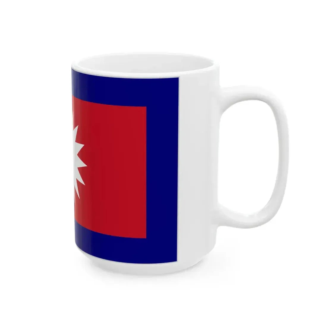 Flag of Mustang (Nepal) White Coffee Mug - Go Mug Yourself