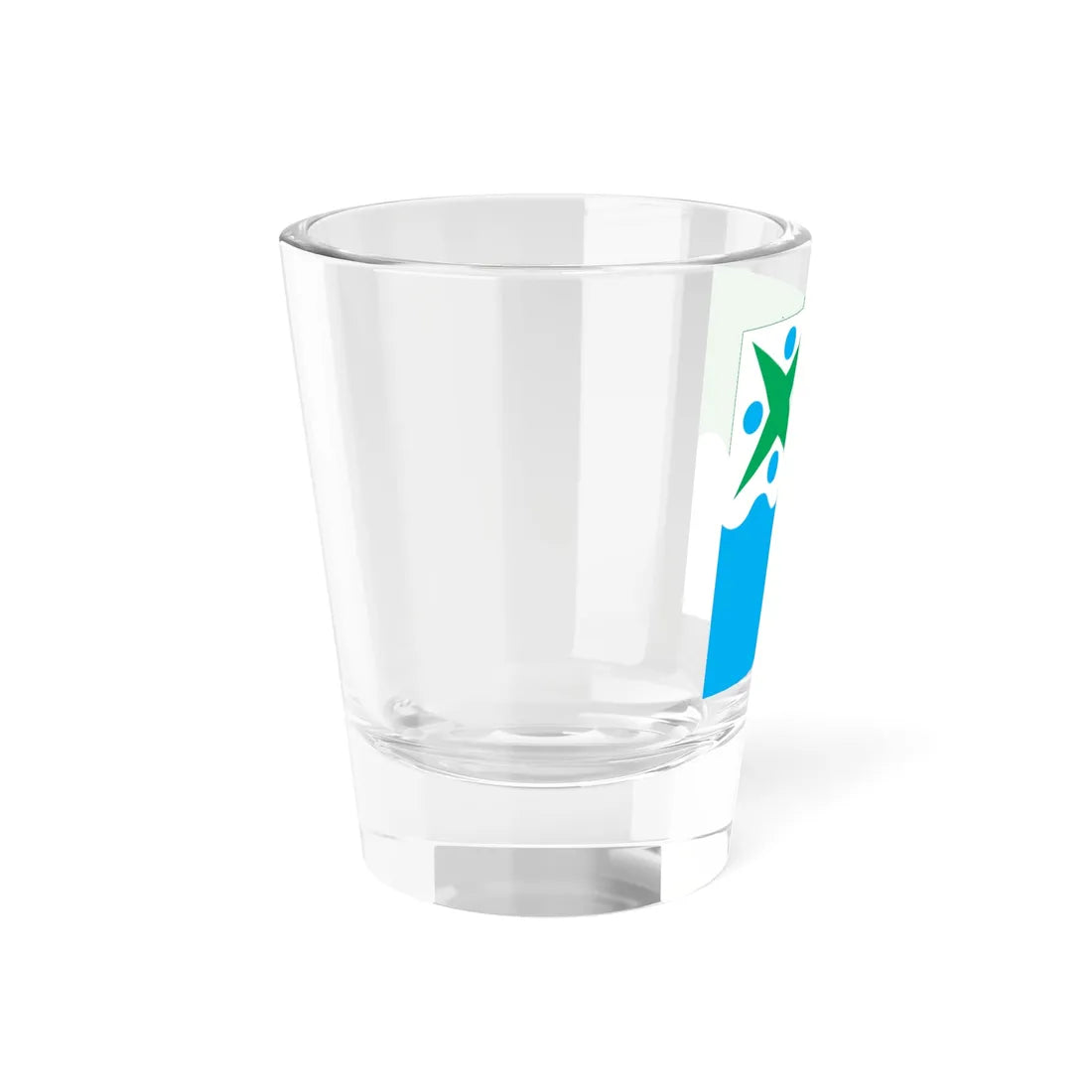Flag of Mustjala Parish (Estonia) Shot Glass 1.5oz - Go Mug Yourself