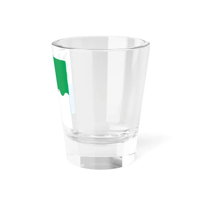 Flag of Mustjala Parish (Estonia) Shot Glass 1.5oz - Go Mug Yourself