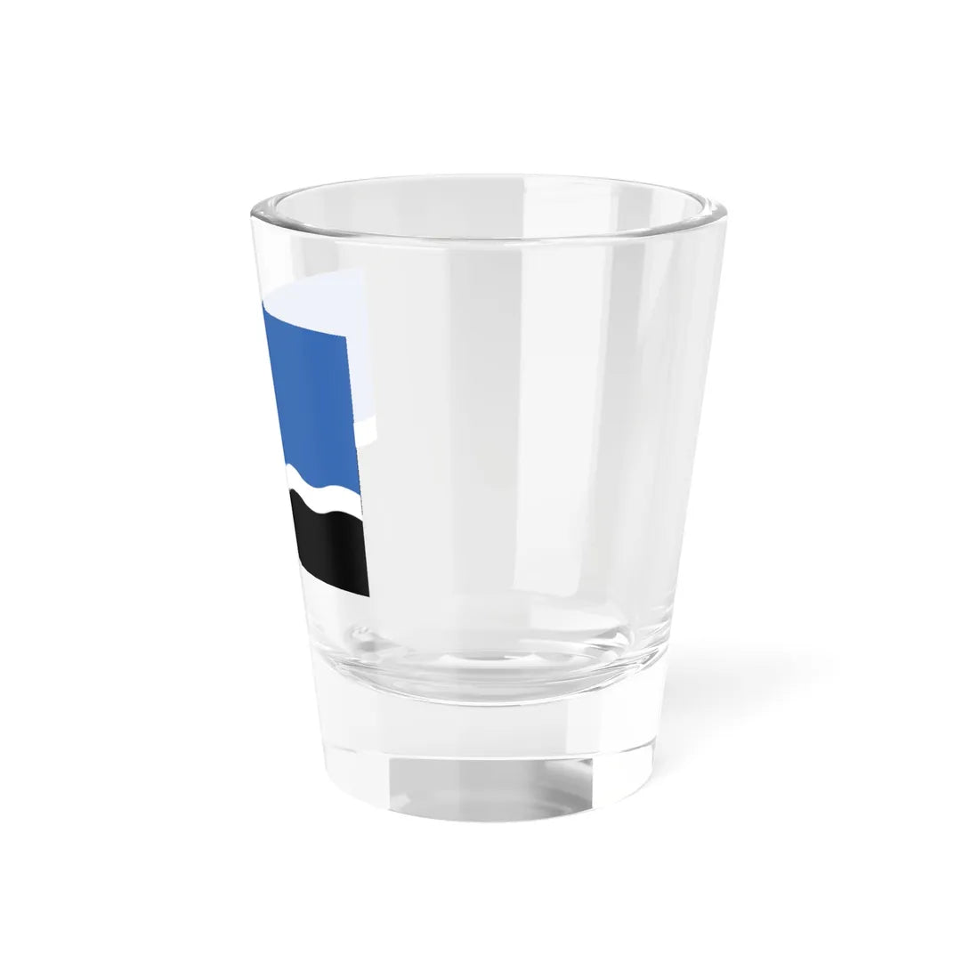 Flag of Mustvee Jõgeva County Estonia (Estonia) Shot Glass 1.5oz - Go Mug Yourself