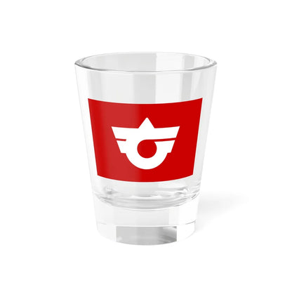 Flag of Mutsumi Yamaguchi 1969-2005 (Japan) Shot Glass 1.5oz 1.5oz - Go Mug Yourself