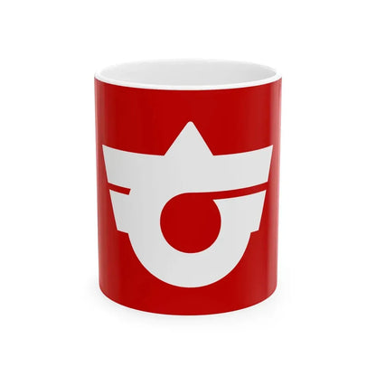 Flag of Mutsumi Yamaguchi 1969-2005 (Japan) White Coffee Mug 11oz - Go Mug Yourself