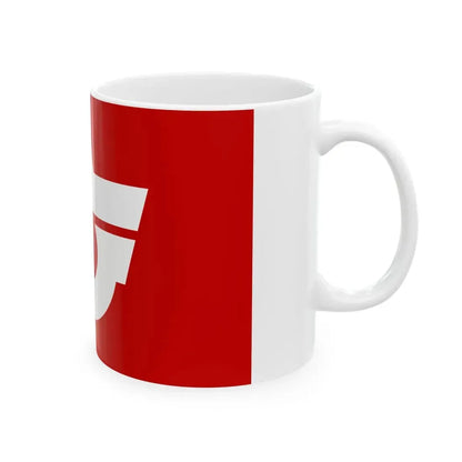 Flag of Mutsumi Yamaguchi 1969-2005 (Japan) White Coffee Mug - Go Mug Yourself