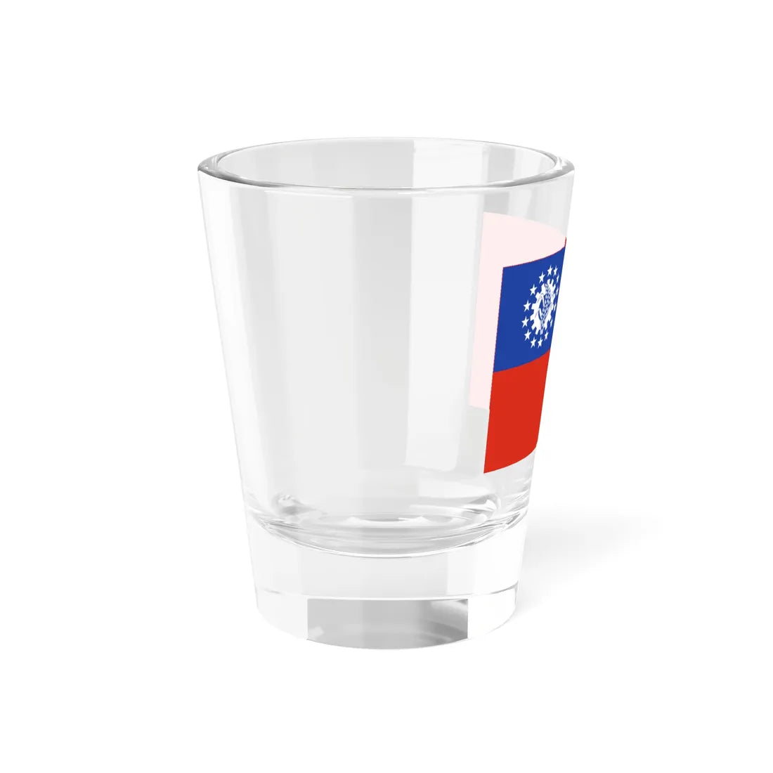 Flag of Myanmar 1974-2010 2-3 (Myanmar) Shot Glass 1.5oz - Go Mug Yourself