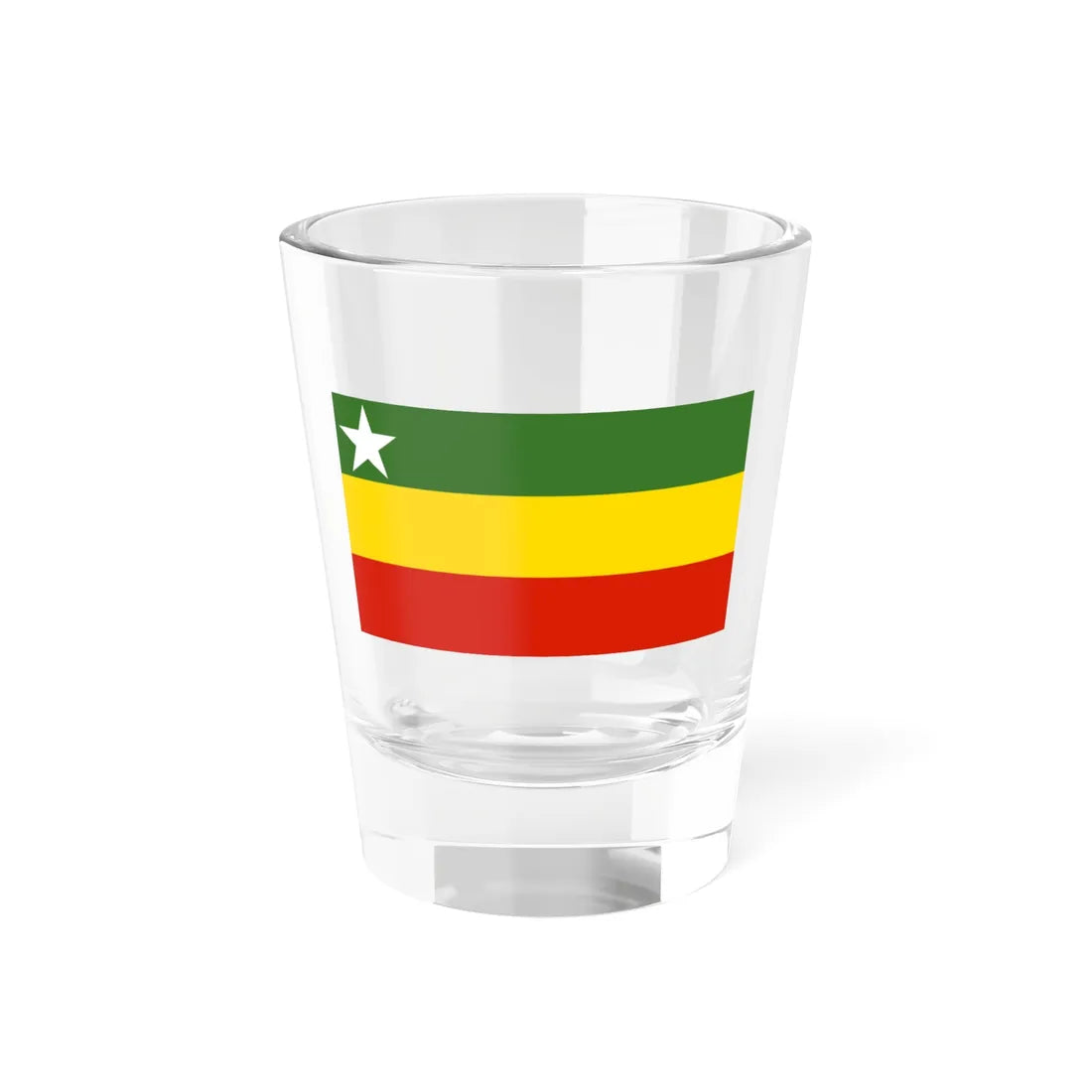 Flag of Myanmar 2006 proposal (Myanmar) Shot Glass 1.5oz 1.5oz - Go Mug Yourself