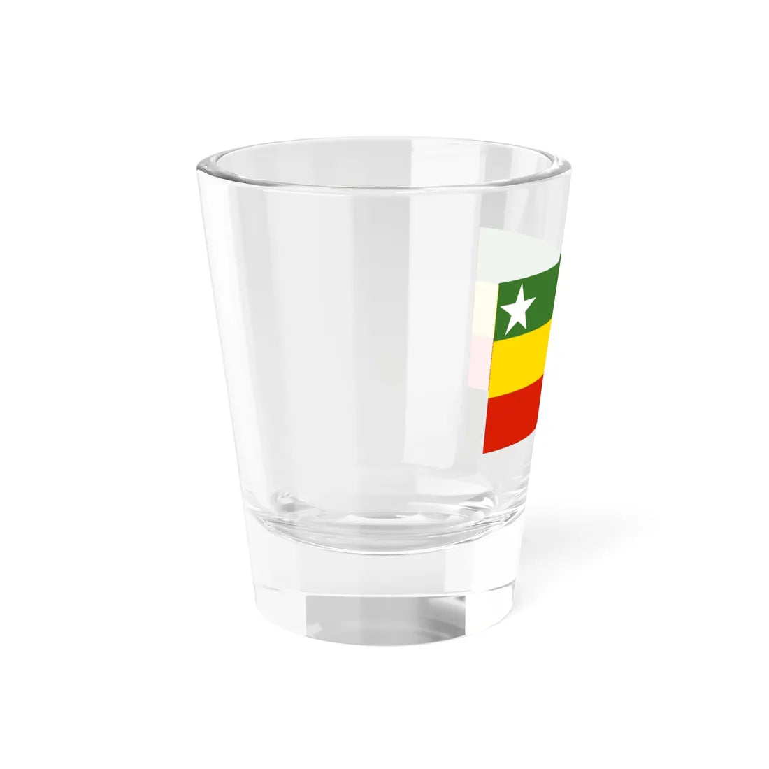 Flag of Myanmar 2006 proposal (Myanmar) Shot Glass 1.5oz - Go Mug Yourself