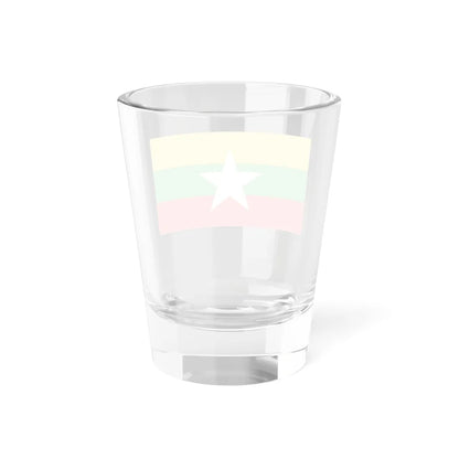 Flag of Myanmar 5-9 (Myanmar) Shot Glass 1.5oz - Go Mug Yourself