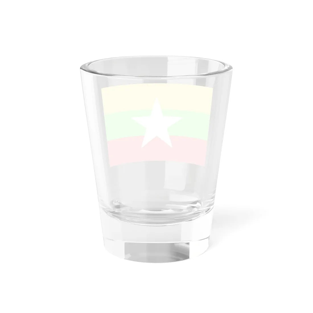 Flag of Myanmar CMYK (Myanmar) Shot Glass 1.5oz - Go Mug Yourself