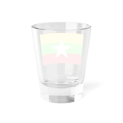 Flag of Myanmar CMYK (Myanmar) Shot Glass 1.5oz - Go Mug Yourself