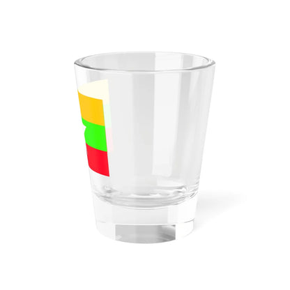 Flag of Myanmar CMYK (Myanmar) Shot Glass 1.5oz - Go Mug Yourself