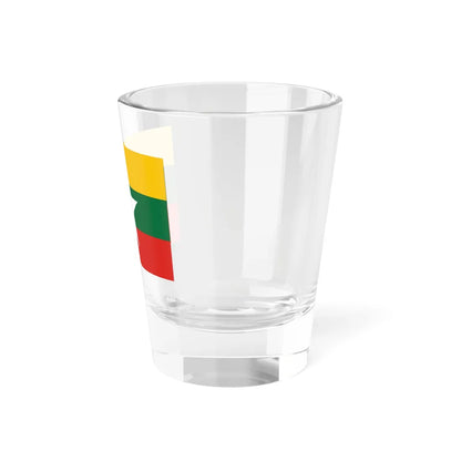 Flag of Myanmar color shades variant (Myanmar) Shot Glass 1.5oz - Go Mug Yourself