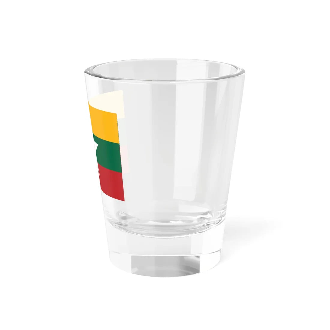 Flag of Myanmar Lithuania colors (Myanmar) Shot Glass 1.5oz - Go Mug Yourself