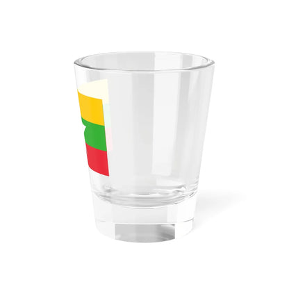 Flag of Myanmar (Myanmar) Shot Glass 1.5oz - Go Mug Yourself