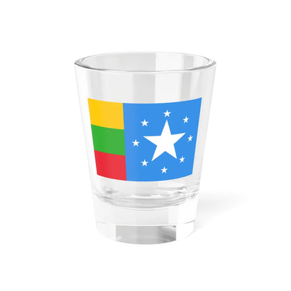 Flag of Myanmar - Shan Nationalities League for Democracy SNLDs proposal 2019 (Myanmar) Shot Glass 1.5oz 1.5oz - Go Mug Yourself