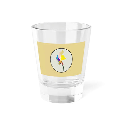Flag of Myanmar - The National Unity Party NUPs proposal 2019 (Myanmar) Shot Glass 1.5oz 1.5oz - Go Mug Yourself