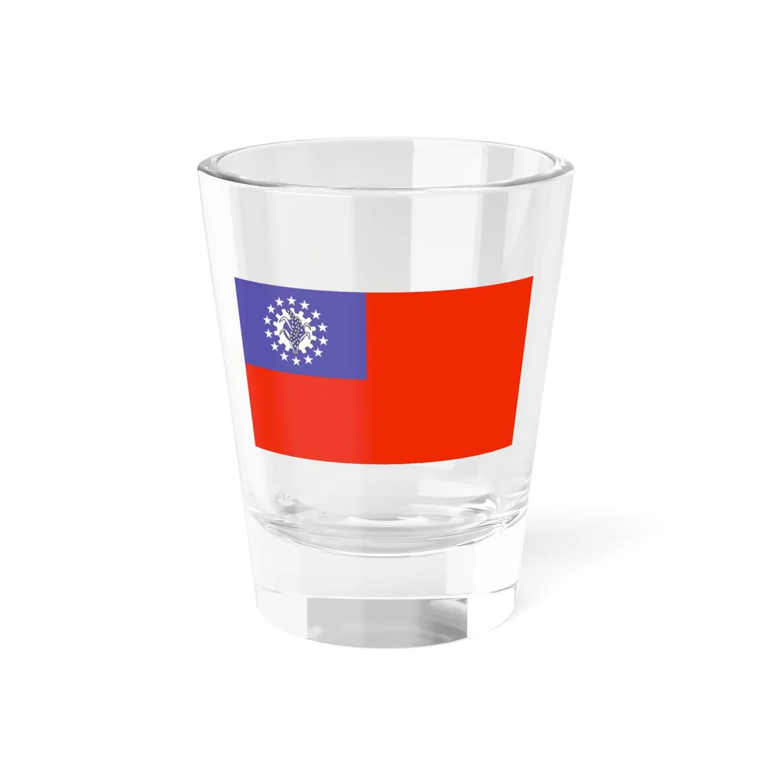 Flag of Myanmar WFB 2000 (Myanmar) Shot Glass 1.5oz 1.5oz - Go Mug Yourself