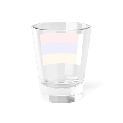 Flag of Myasnikovsky rayon Rostov oblast (Russia) Shot Glass 1.5oz - Go Mug Yourself
