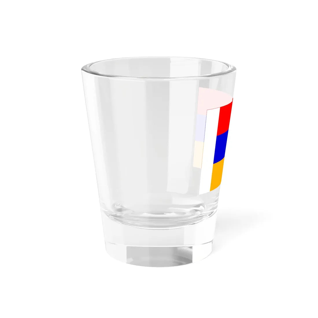 Flag of Myasnikovsky rayon Rostov oblast (Russia) Shot Glass 1.5oz - Go Mug Yourself