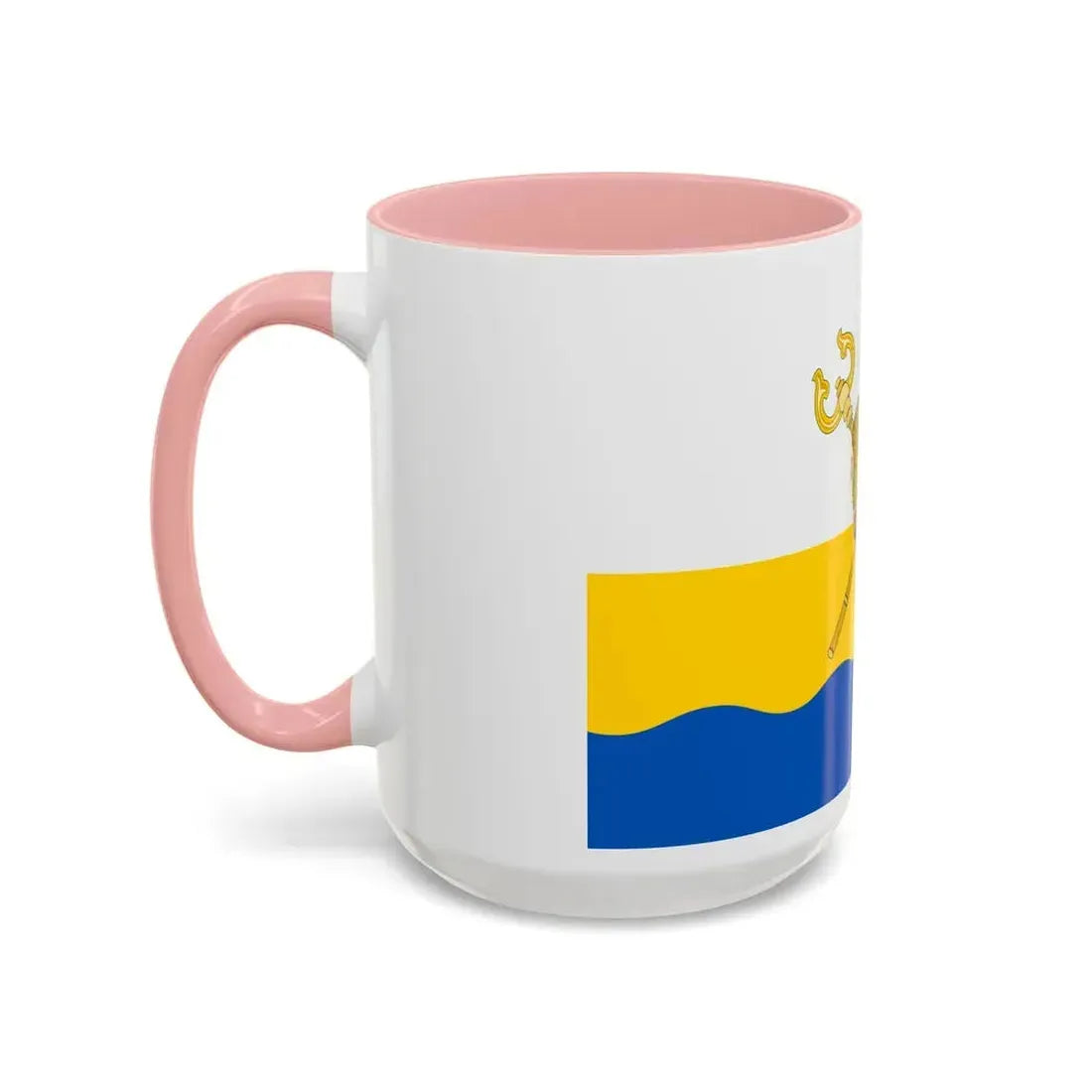 Flag of Mykolaiv Oblast Ukraine - Accent Coffee Mug - Go Mug Yourself