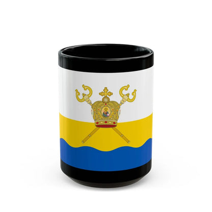 Flag of Mykolaiv Oblast Ukraine - Black Coffee Mug-15oz-Go Mug Yourself