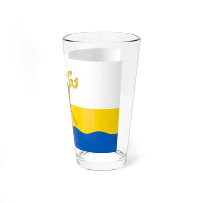 Flag of Mykolaiv Oblast Ukraine - Pint Glass 16oz - Go Mug Yourself