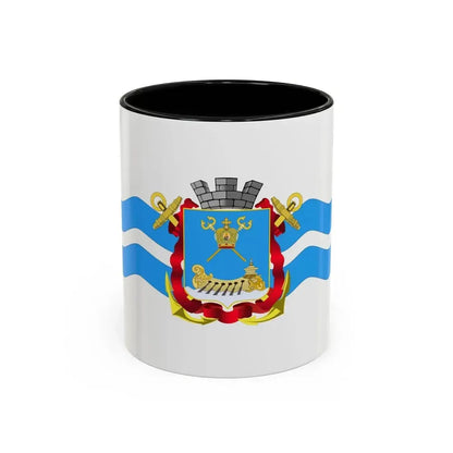 Flag of Mykolaiv Ukraine - Accent Coffee Mug 11oz Black - Go Mug Yourself