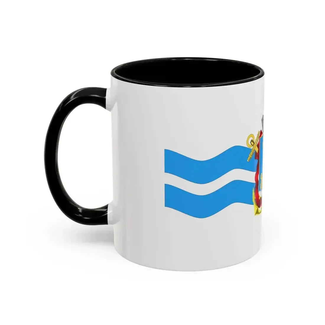 Flag of Mykolaiv Ukraine - Accent Coffee Mug - Go Mug Yourself