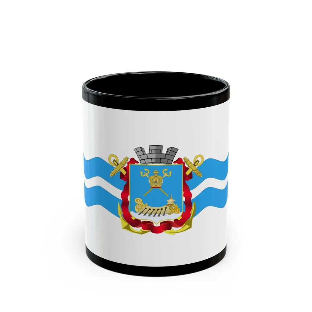 Flag of Mykolaiv Ukraine - Black Coffee Mug-11oz-Go Mug Yourself